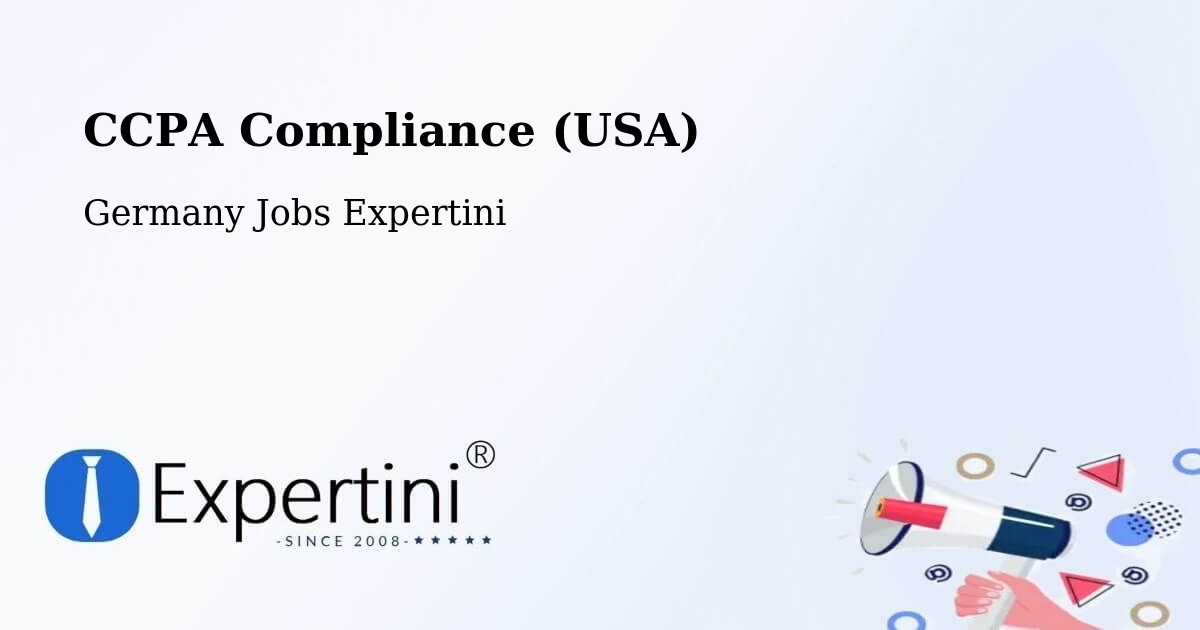 CCPA Privacy Rights & Compliance Notice – Rinteln - Germany Jobs Expertini