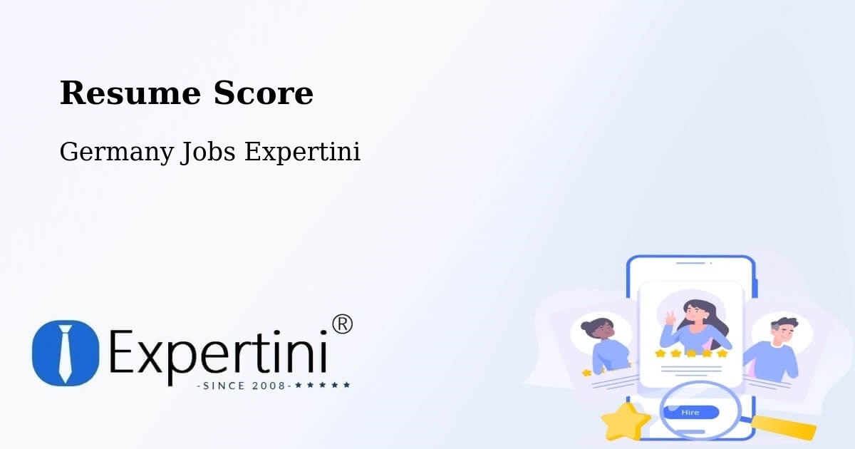 Resume Score & Job Description Match Tool – Rinteln - Germany Jobs Expertini
